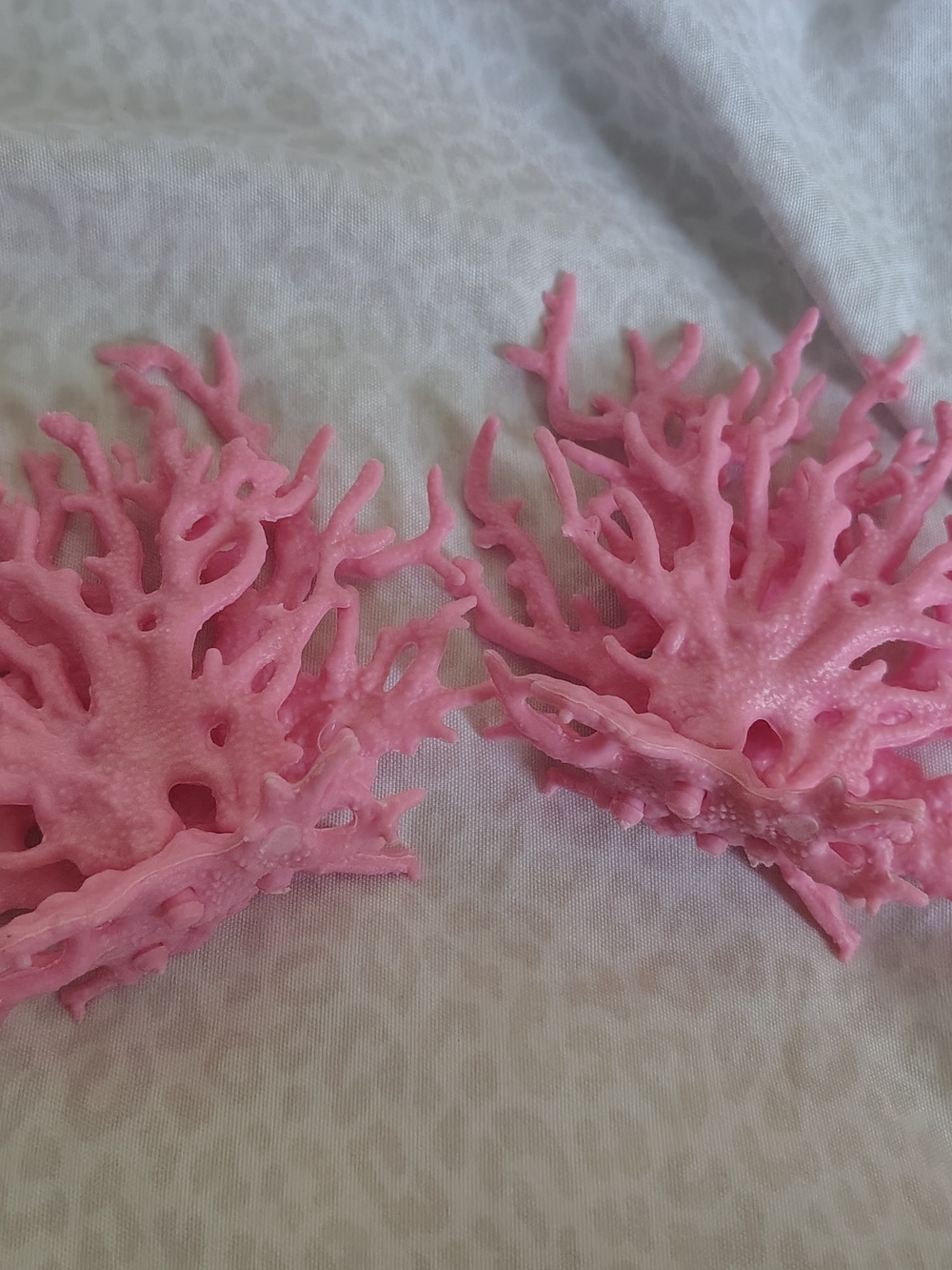 Pink Coral Aquarium Decor (Set Of 2)